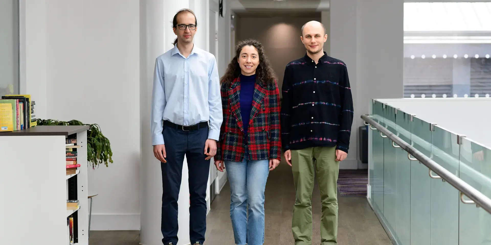 New cohort of Cross-disciplinary Fellows for 2023: Yavor Novev (background discipline: Chemistry and Chemical Engineering), Alina Kumukova (background discipline: Statistics) and Andrii Iakovliev (background discipline: Engineering and Computer Science)