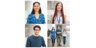 XDF Programme Fellows 2019: Dr Vanessa Smer Barreto (top left), Dr Lyndsay Kerr (top right), Dr Eric Latorre Crespo (bottom left).